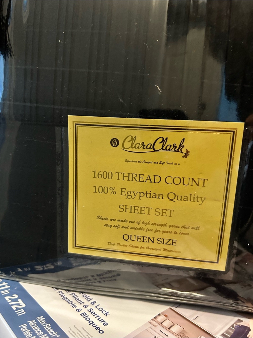 Black Queen Sheet Set - 1600 Thread Count Egyptian Cotton